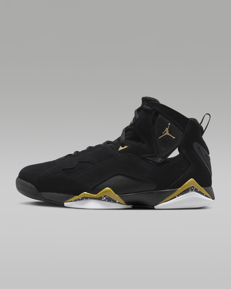 Jordan True Flight Black/White/Metallic Gold