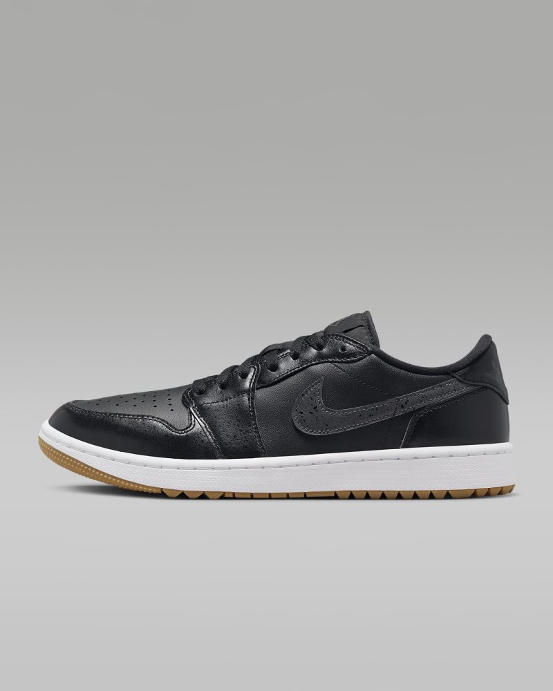 Air Jordan 1 Low G Black/Gum Medium Brown/White/Anthracite