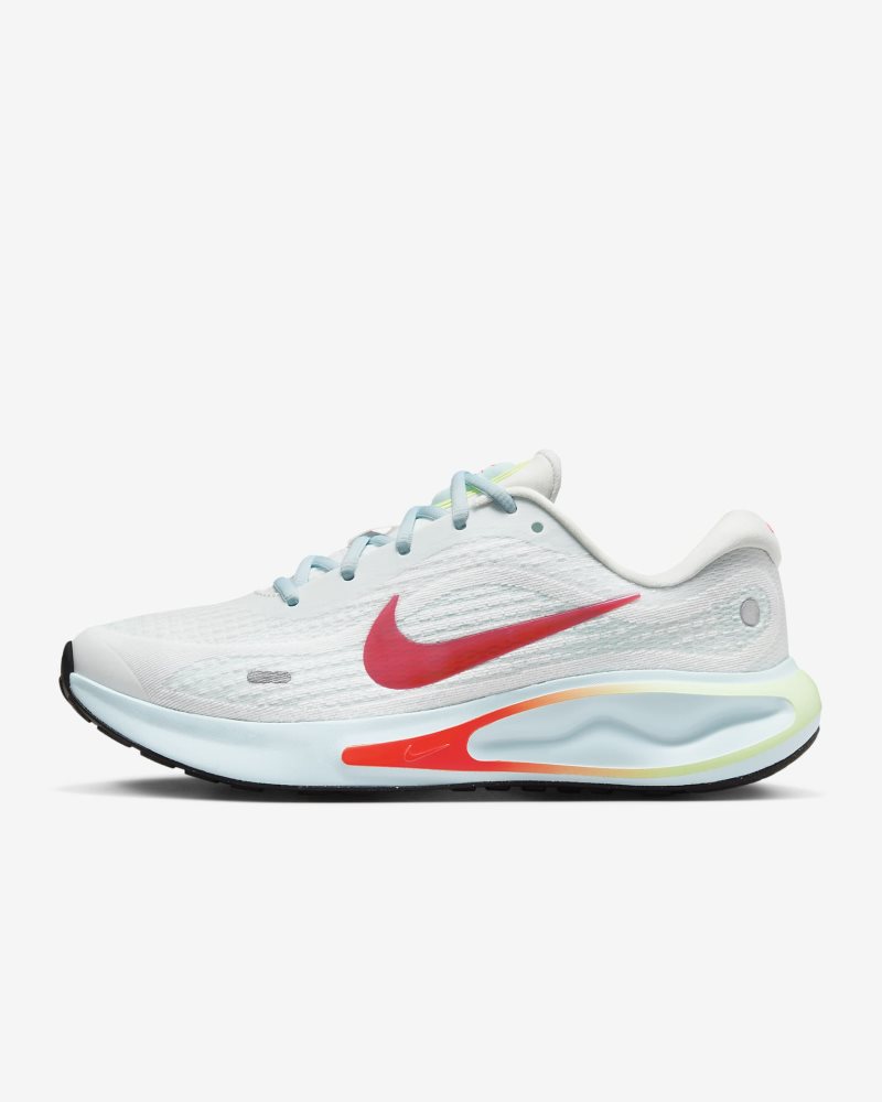 Nike Journey Run Summit White/Glacier Blue/Barely Volt/Bright Crimson