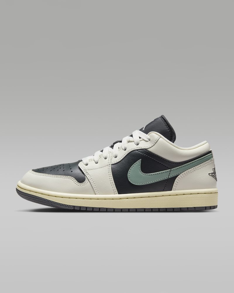 Air Jordan 1 Low Anthracite/Sail/Legend Sand/Jade Smoke