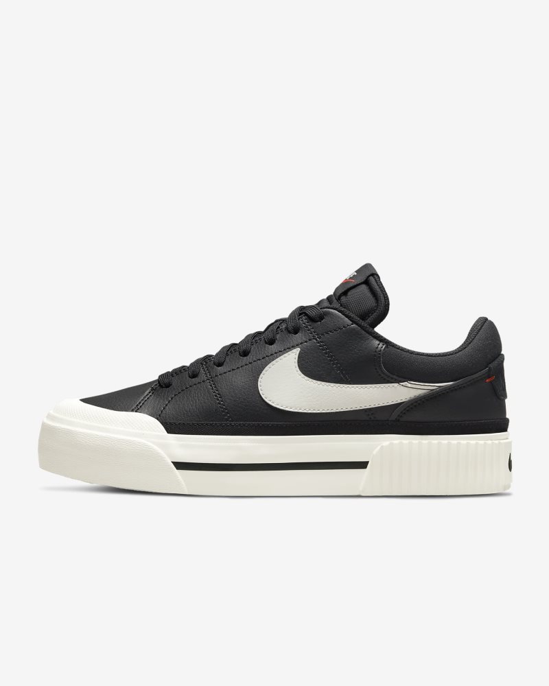 Nike Court Legacy Lift Black/White/Team Orange/Sail