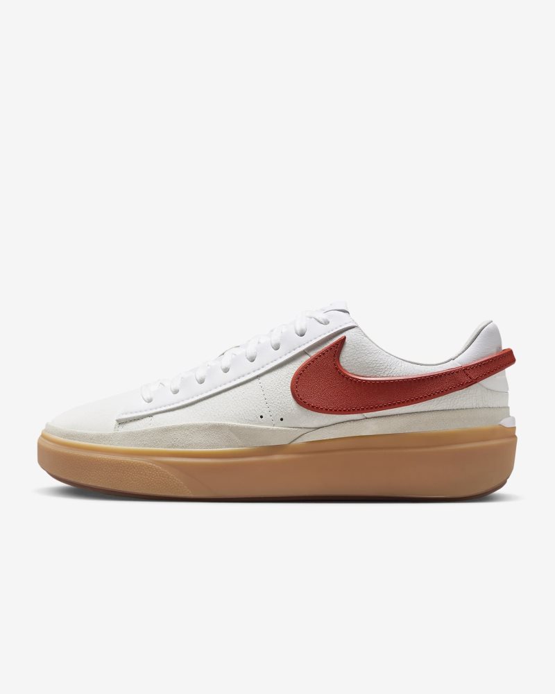 Nike Blazer Phantom Low White/Summit White/Gum Yellow/Dragon Red