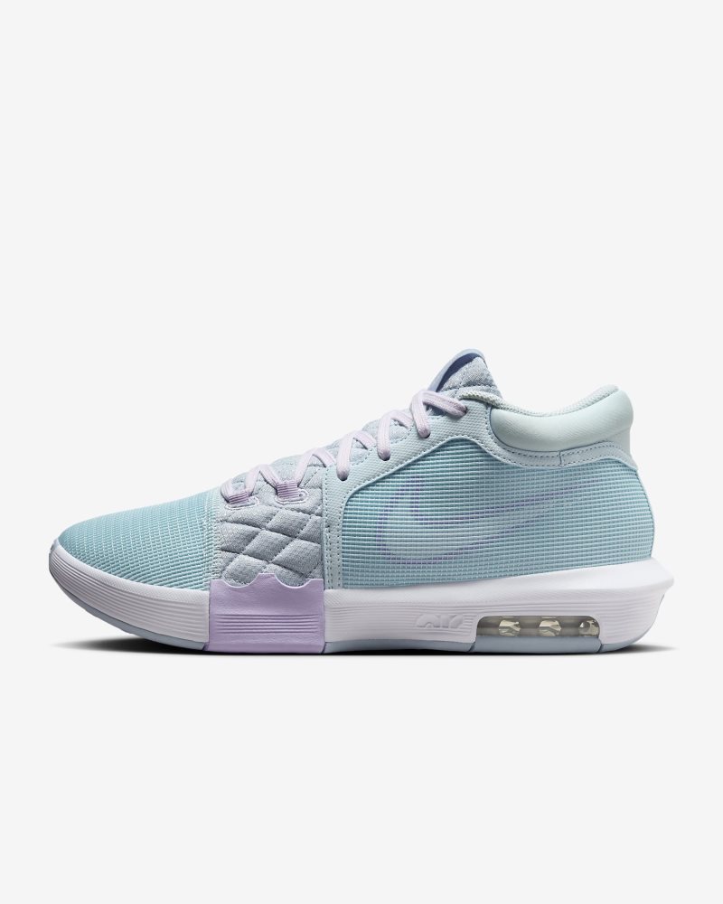 LeBron Witness 8 Glacier Blue/Light Armory Blue/Lilac Bloom/White