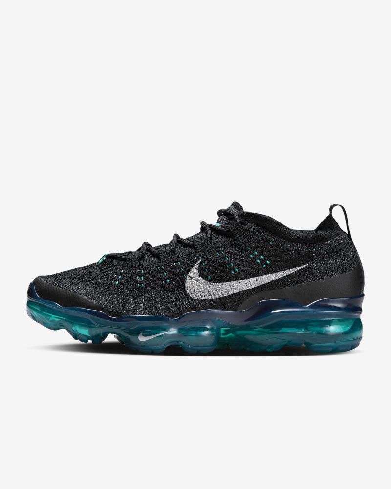 Nike Air VaporMax 2023 Flyknit Black/Rapid Teal/Aquamarine/Metallic Silver