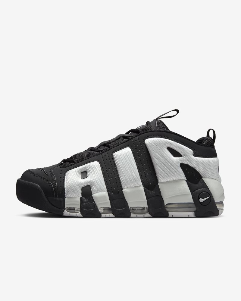 Nike Air More Uptempo Low Black/Metallic Silver/Photon Dust