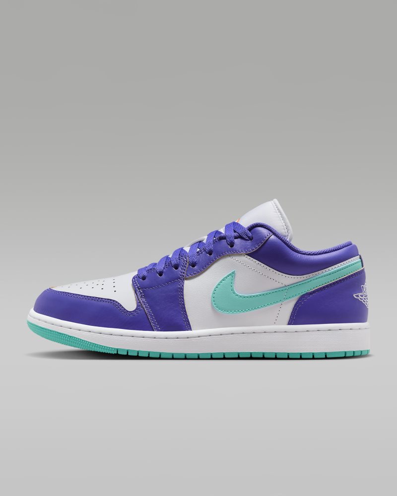 Air Jordan 1 Low SE Psychic Purple/White/Cone/Hyper Jade