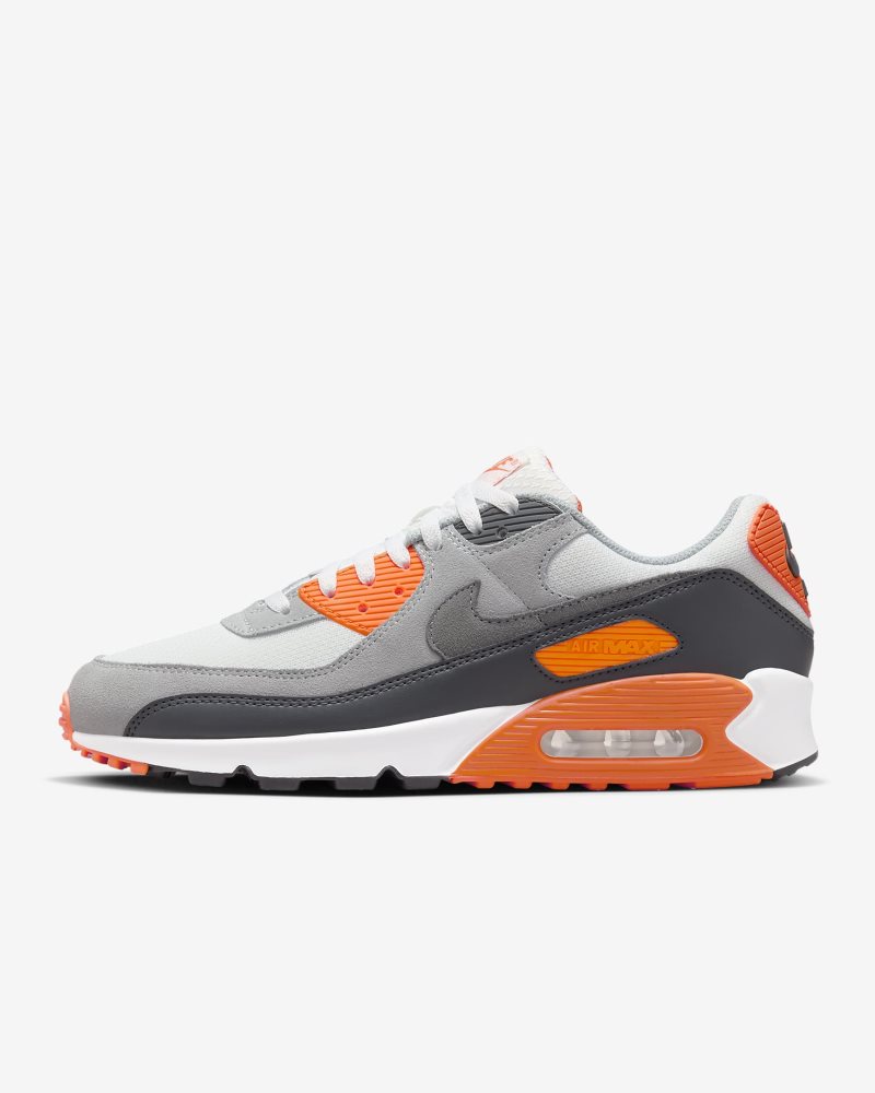 Nike Air Max 90 Summit White/Safety Orange/Dark Smoke Grey/Smoke Grey