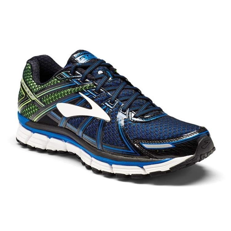 brooks Men's Adrenaline GTS 17 Lapis Blue / Black / Green