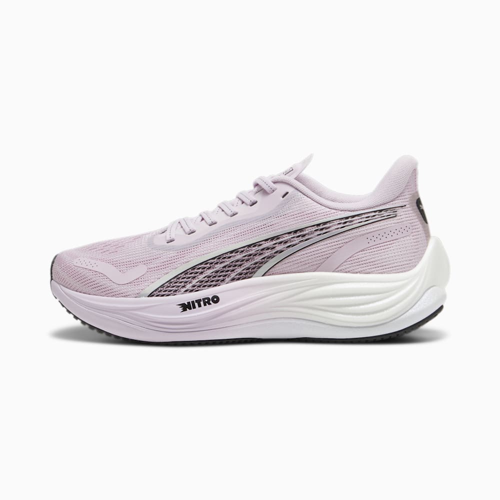 Puma Velocity NITRO? 3 Radiant Run Running Shoes - Grape Mist-Black