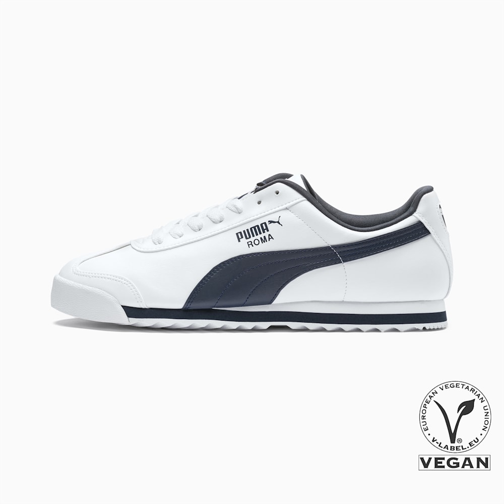 Puma Roma Basic Sneakers - white-new navy