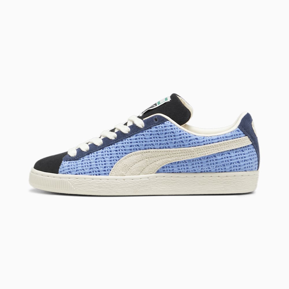 Puma Suede Crochet Unisex Sneakers - Blue Skies-Sugared Almond