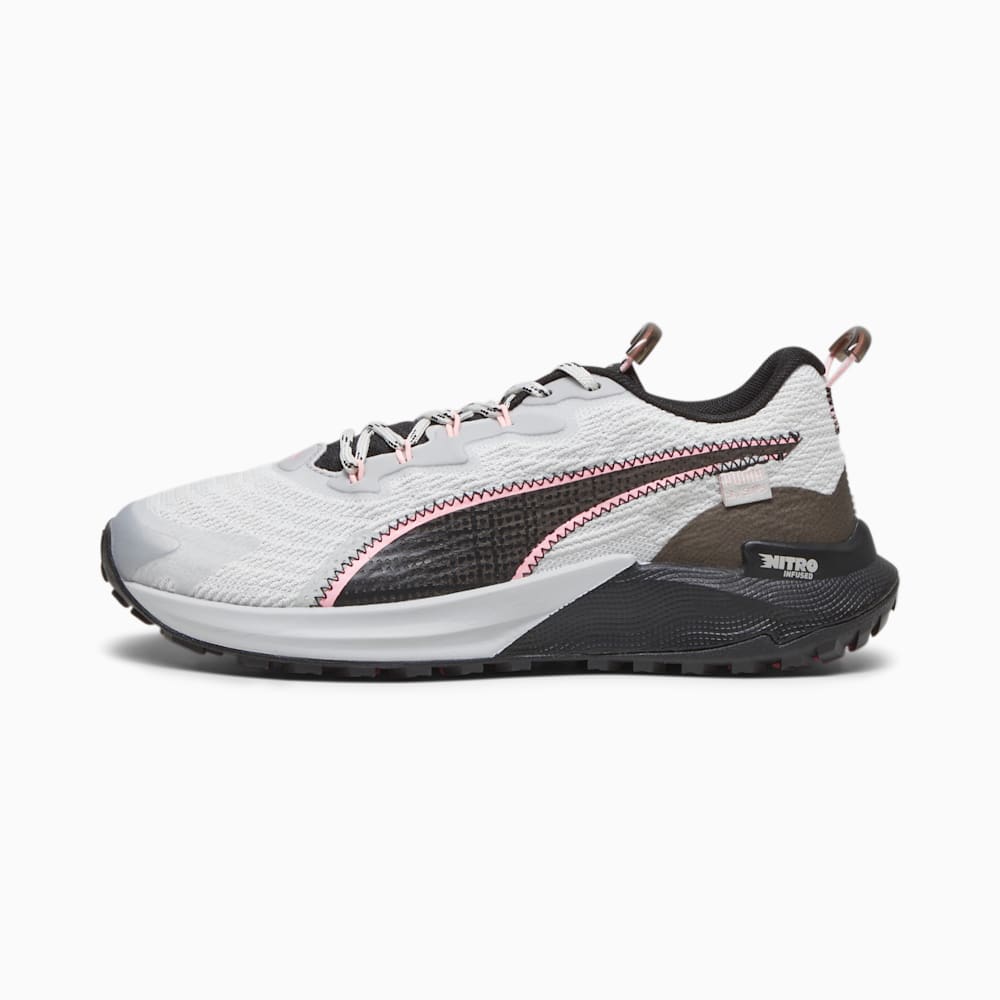 Puma SEASONS Fast-Trac NITRO? 2 Running Shoes - Ash Gray-Black-Koral Ice