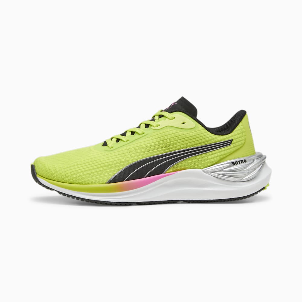 Puma Electrify NITRO? 3 Running Shoes - Lime Pow-Black-Poison Pink