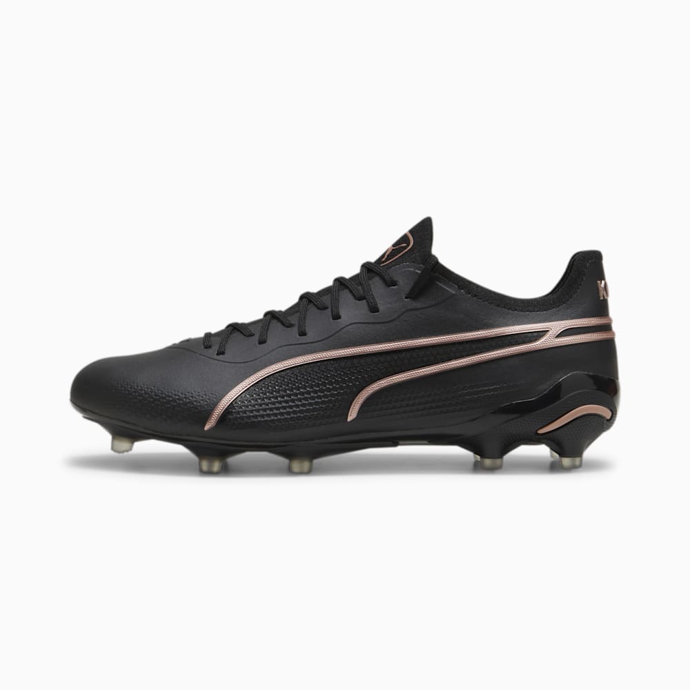 Puma KING ULTIMATE FG/AG Soccer Cleats - Black-Copper Rose