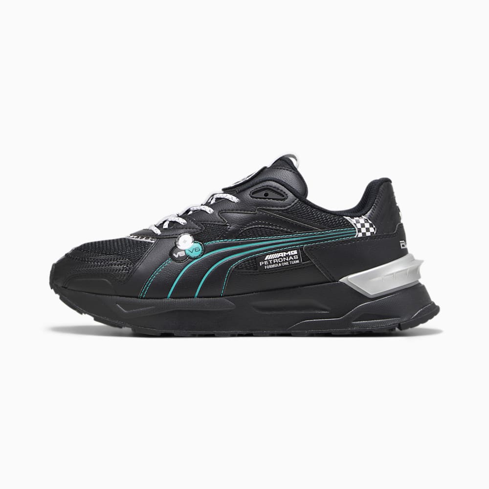 Puma Mercedes AMG-Petronas F1? Motorsport Mirage Sport Asphalt Garage Crews Sneakers - Black-Spectra Green