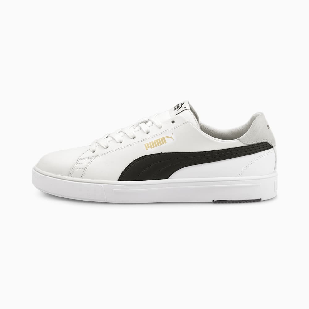 Puma Serve Pro Lite Sneakers - White-Black-Team Gold