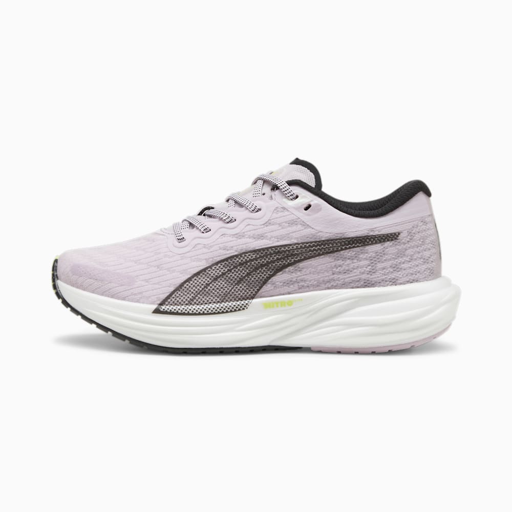 Puma Deviate NITRO? 2 Radiant Run Running Shoes - Grape Mist-Black-White