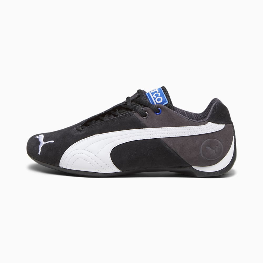 Puma x SPARCO Future Cat OG Driving Shoes - Black-White-Dark Coal