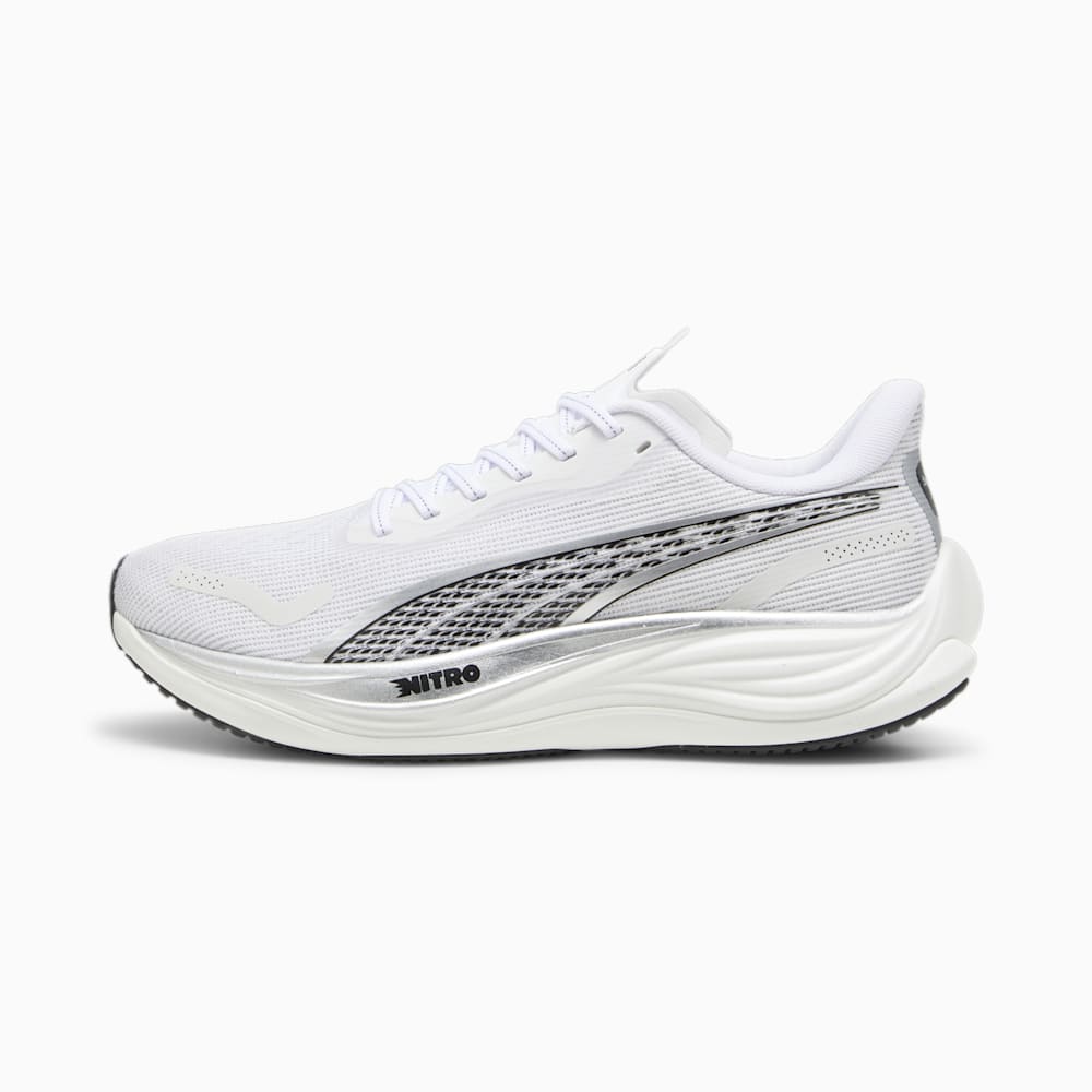 Puma Velocity NITRO? 3 Running Shoes - White-Silver-Black