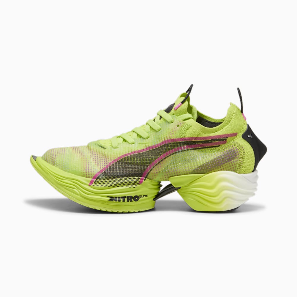 Puma FAST-R NITRO? Elite 2 Running Shoes - Lime Pow-Black-Poison Pink