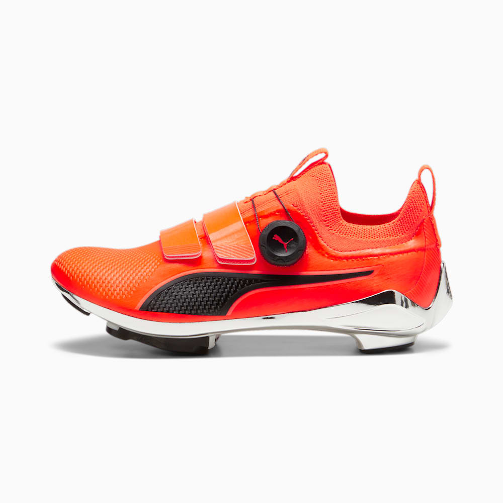 Puma PWRSPIN Indoor Cycling Shoes - Ultra Orange-Black