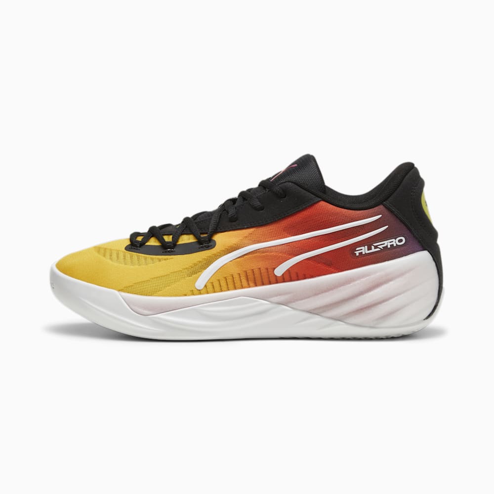 Puma All-Pro NITRO? SHOWTIME Basketball Shoes - Yellow Sizzle-Purple Glimmer