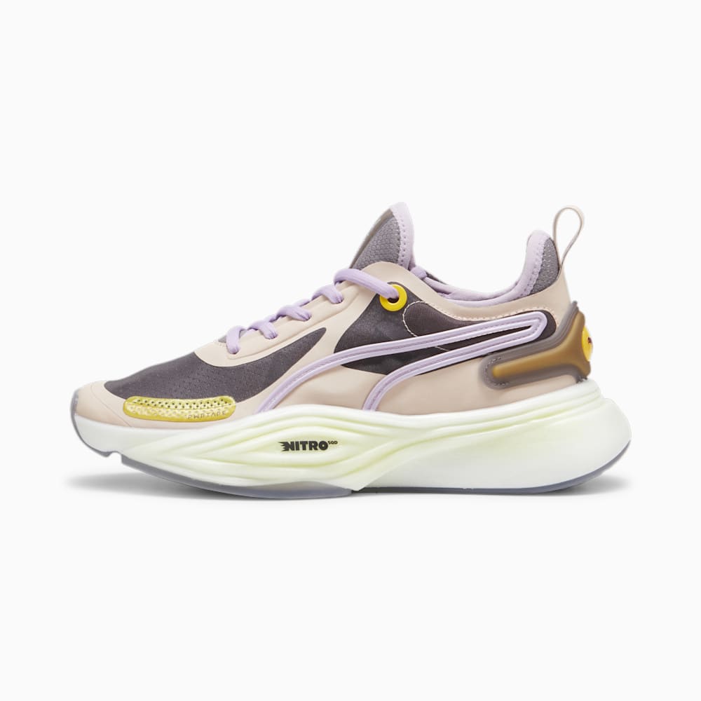 Puma x lemlem PWR NITRO? SQD Training Shoes - Rose Quartz-Yellow Sizzle-Frozen Grape