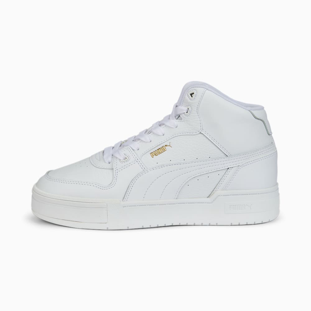 Puma CA Pro Mid Sneakers - White-Team Gold