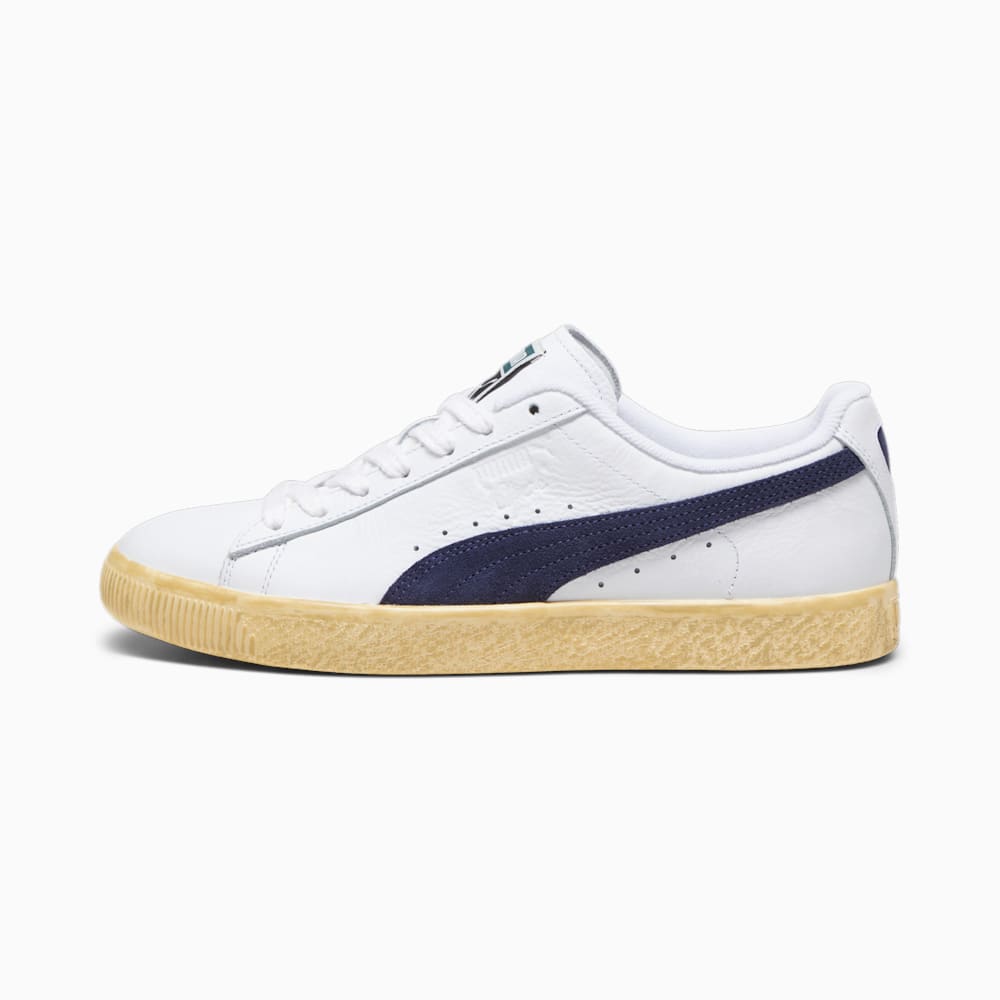 Puma Clyde Vintage Sneakers - White-Navy