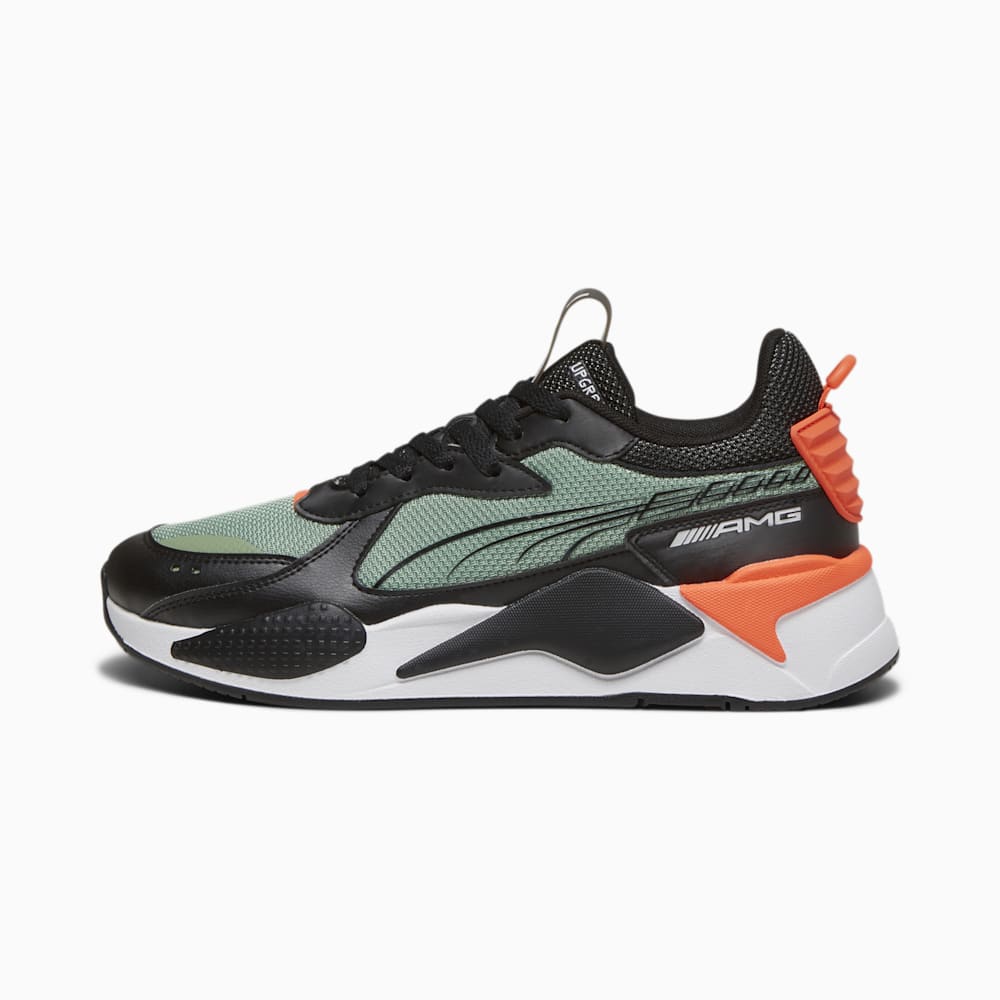 Puma Mercedes AMG-Petronas F1? RS-X Motorsport Shoes - Black-Dusty Green-Neon Sun