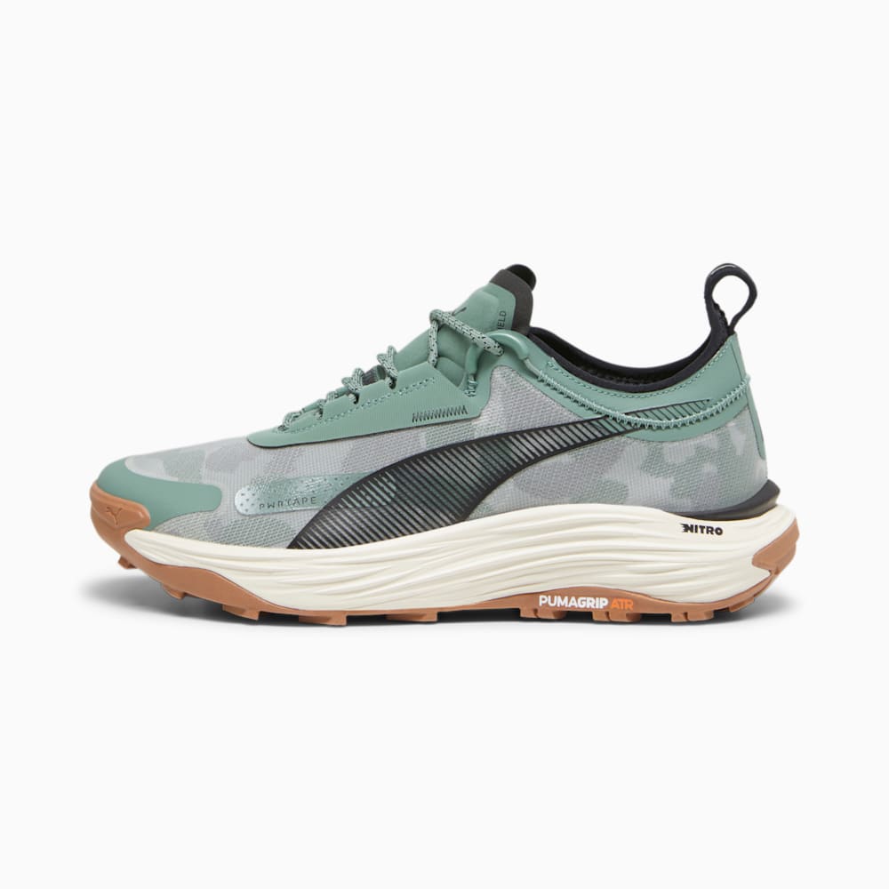 Puma SEASONS Voyage NITRO? 3 Running Shoes - Eucalyptus-Alpine Snow-Black