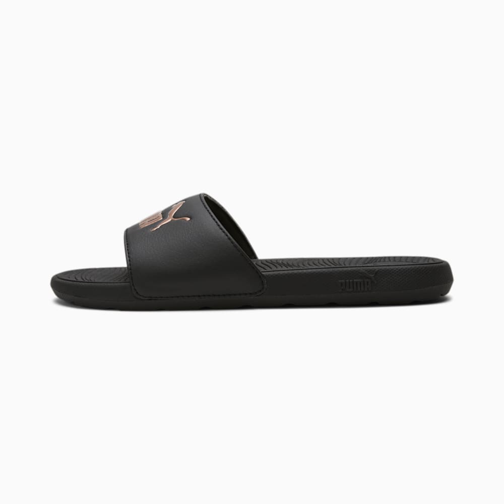 Puma Cool Cat 2.0 Slides - Black-Rose Gold