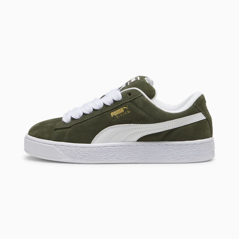 Puma Suede XL Sneakers - Dark Olive-White