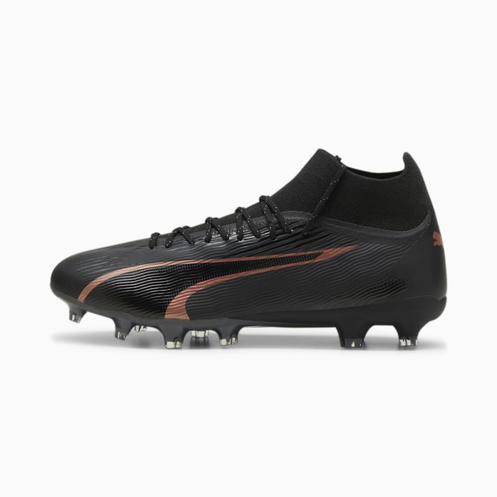 Puma ULTRA PRO FG/AG Soccer Cleats - Black-Copper Rose