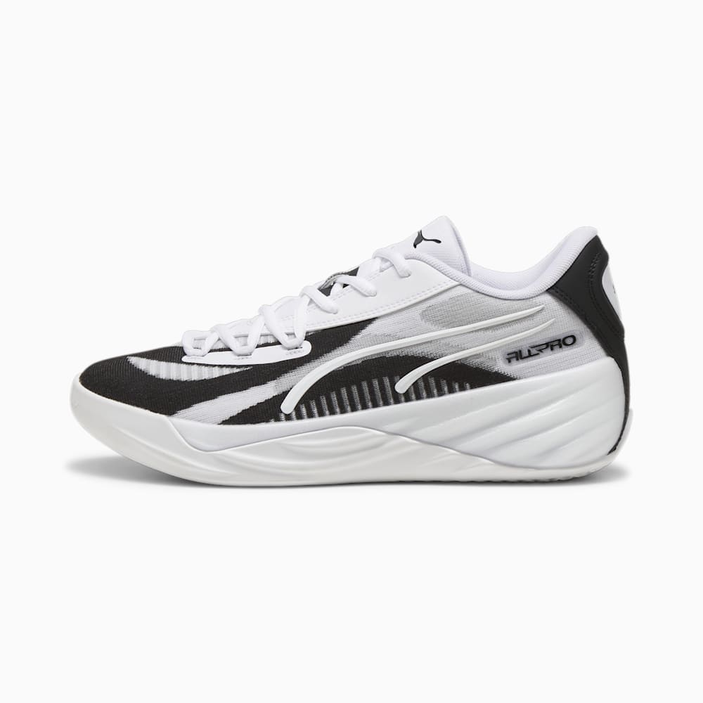 Puma All-Pro NITRO? Team Basketball Shoes - White-Black