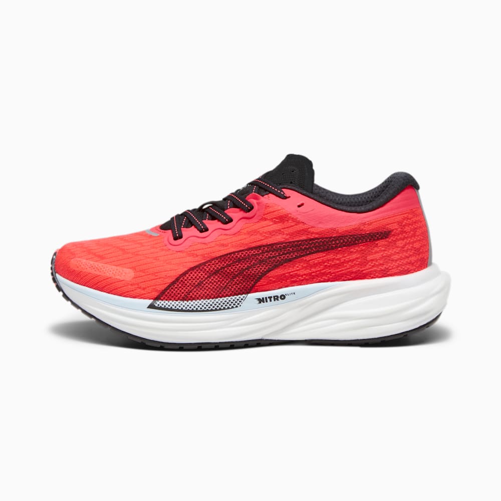 Puma Deviate NITRO? 2 Running Shoes - Fire Orchid-Black-Icy Blue