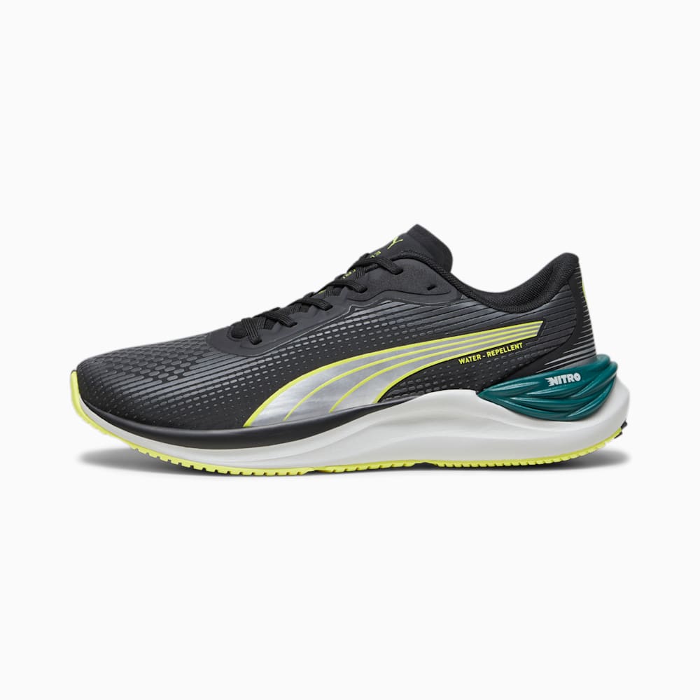 Puma Electrify NITRO? 3 WTR Running Shoes - Black-Yellow Burst-Malachite