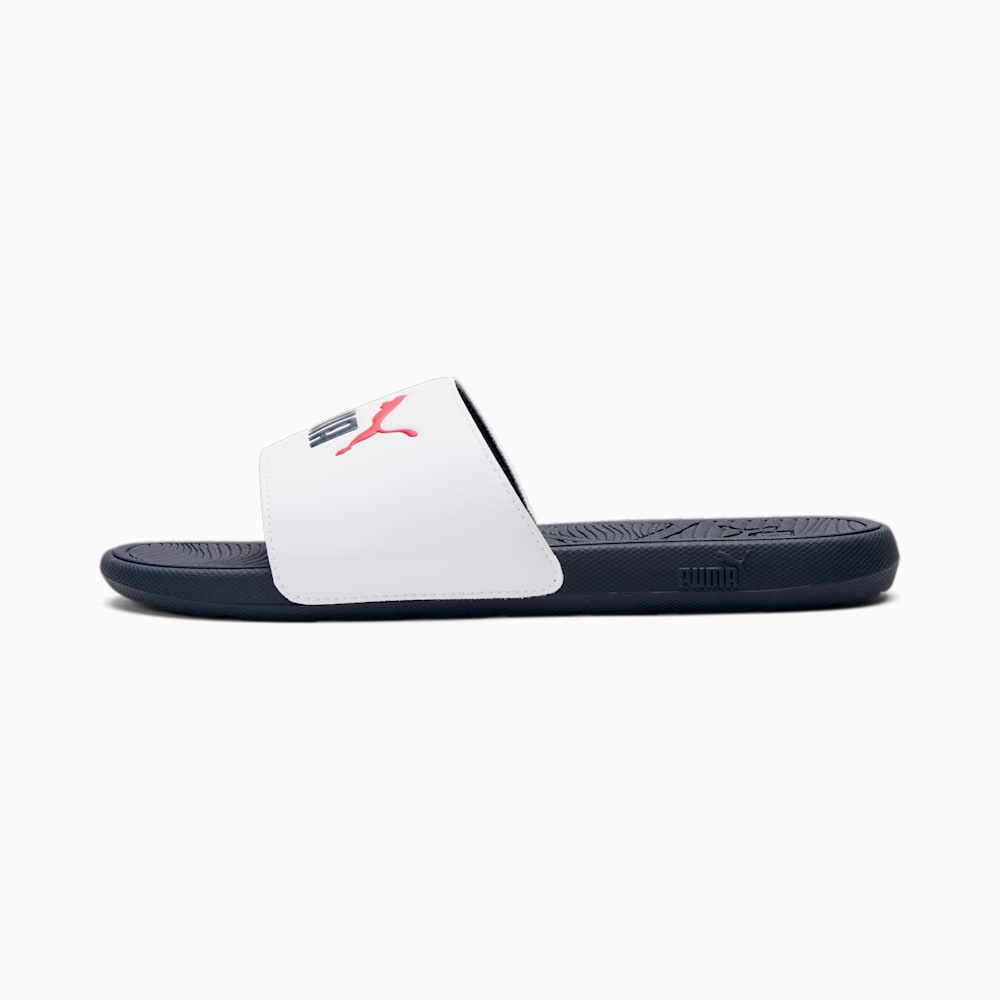 Puma Cool Cat 2.0 Slides - White-Parisian Night-Red