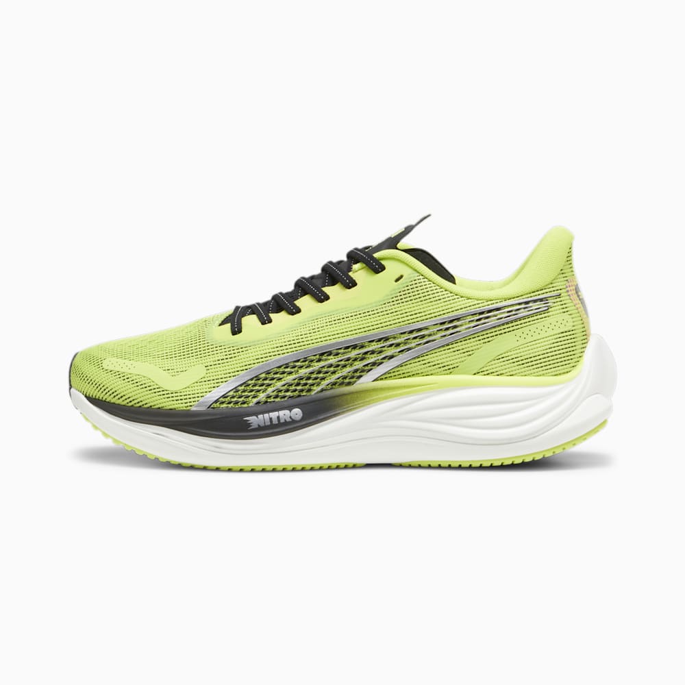 Puma Velocity NITRO? 3 Psychedelic Rush Running Shoes - Lime Pow-Black-Silver