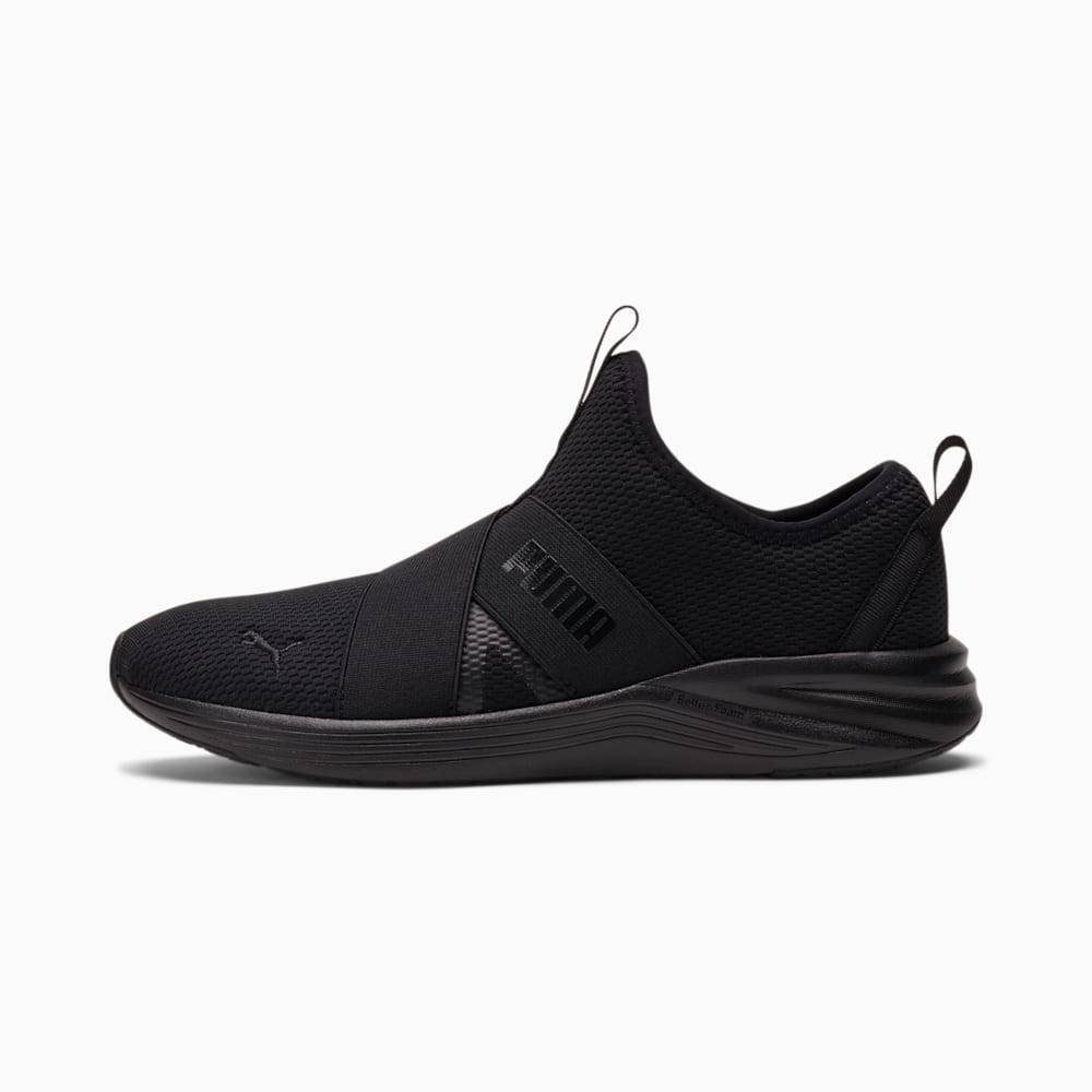 Puma Better Foam Prowl Slip-On Wide Training Shoes - Black-Black