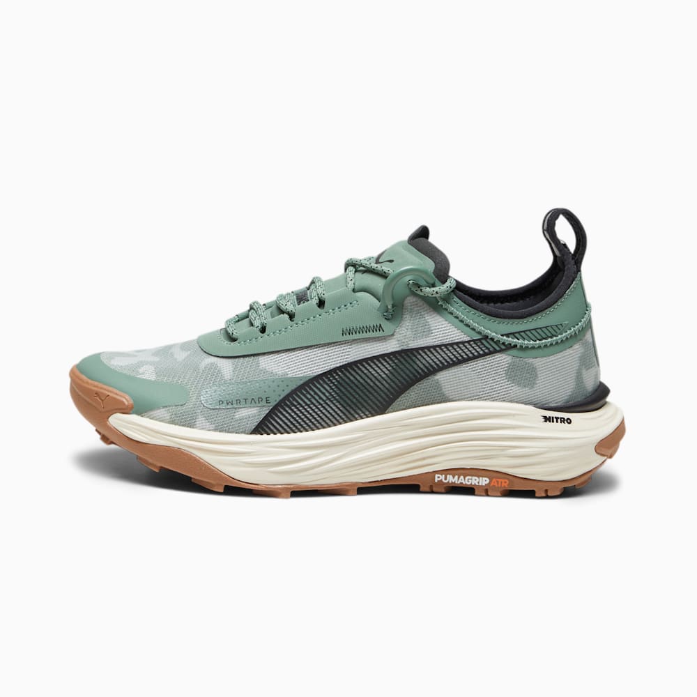 Puma SEASONS Voyage NITRO? 3 Running Shoes - Eucalyptus-Alpine Snow-Black