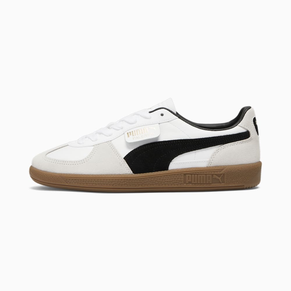 Puma Palermo Leather Sneakers - White-Vapor Gray-Gum