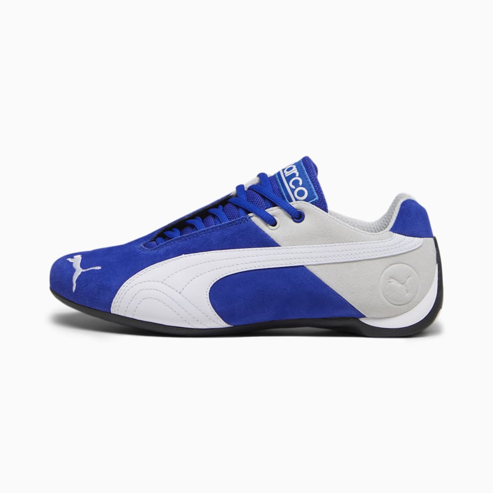 Puma x SPARCO Future Cat OG Driving Shoes - Reflex Blue C-White-Sedate Gray