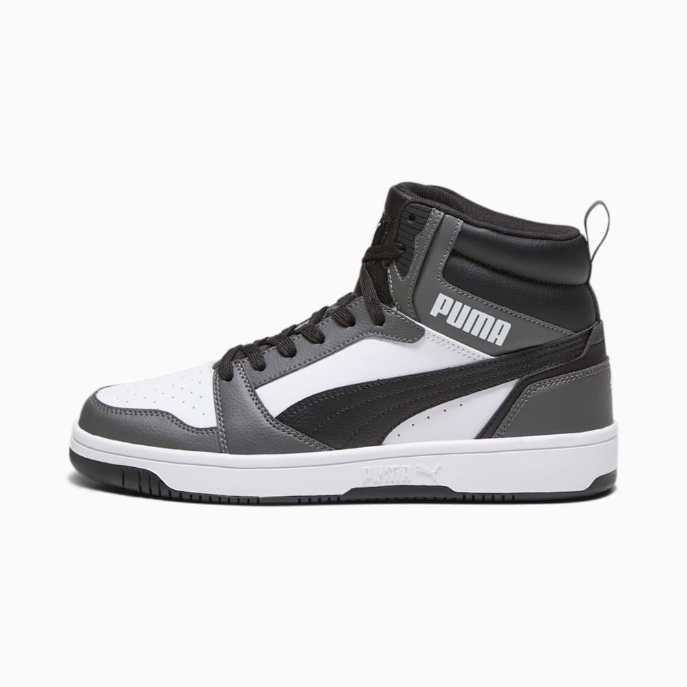 Puma Rebound Sneakers - White-Black-Shadow Gray