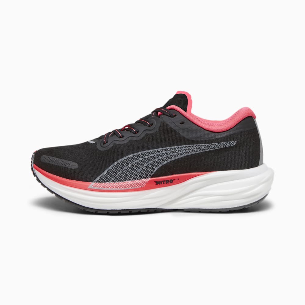 Puma Deviate NITRO? 2 Running Shoes - Black-Fire Orchid