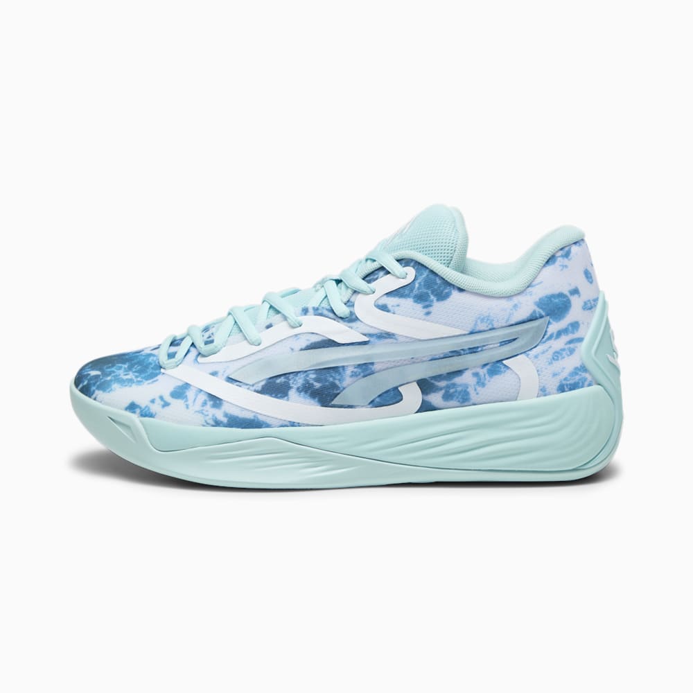 Puma STEWIE x WATER Stewie 2 Basketball Shoes - Light Aqua-White