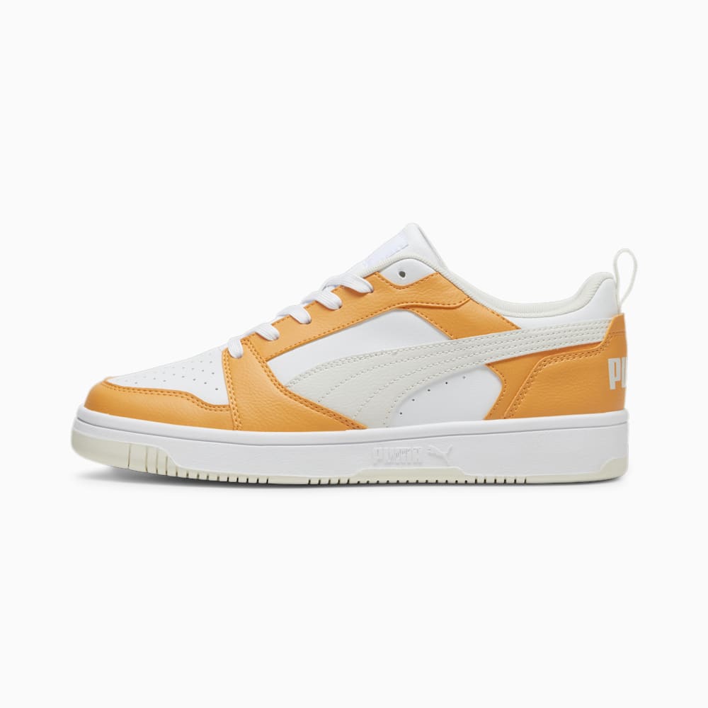 Puma Rebound V6 Low Sneakers - Clementine-White-Vapor Gray