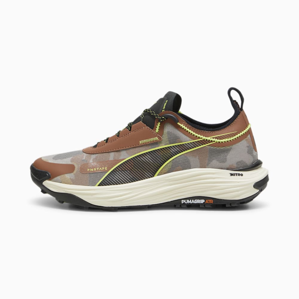 Puma SEASONS Voyage NITRO? 3 Running Shoes - Brown Mushroom-Black