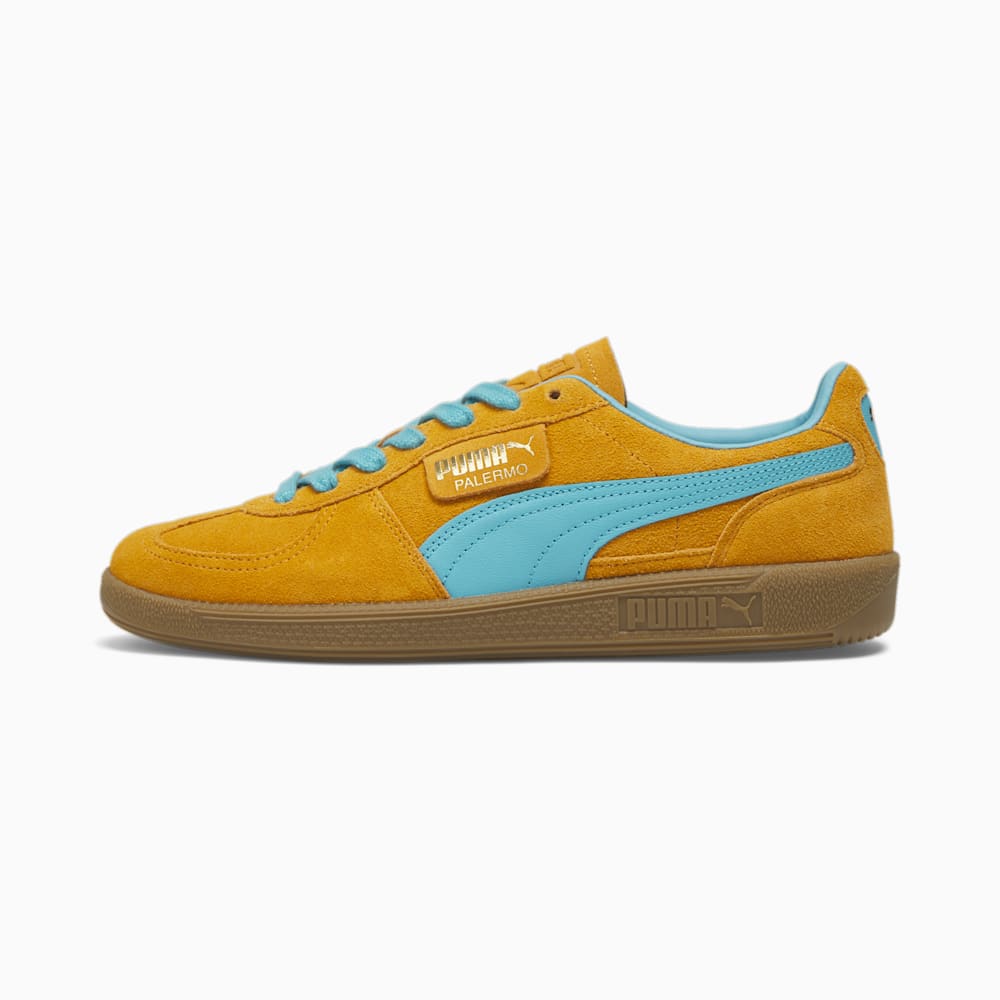 Puma Palermo Sneakers - Dark Cheddar-Bright Aqua-Gold