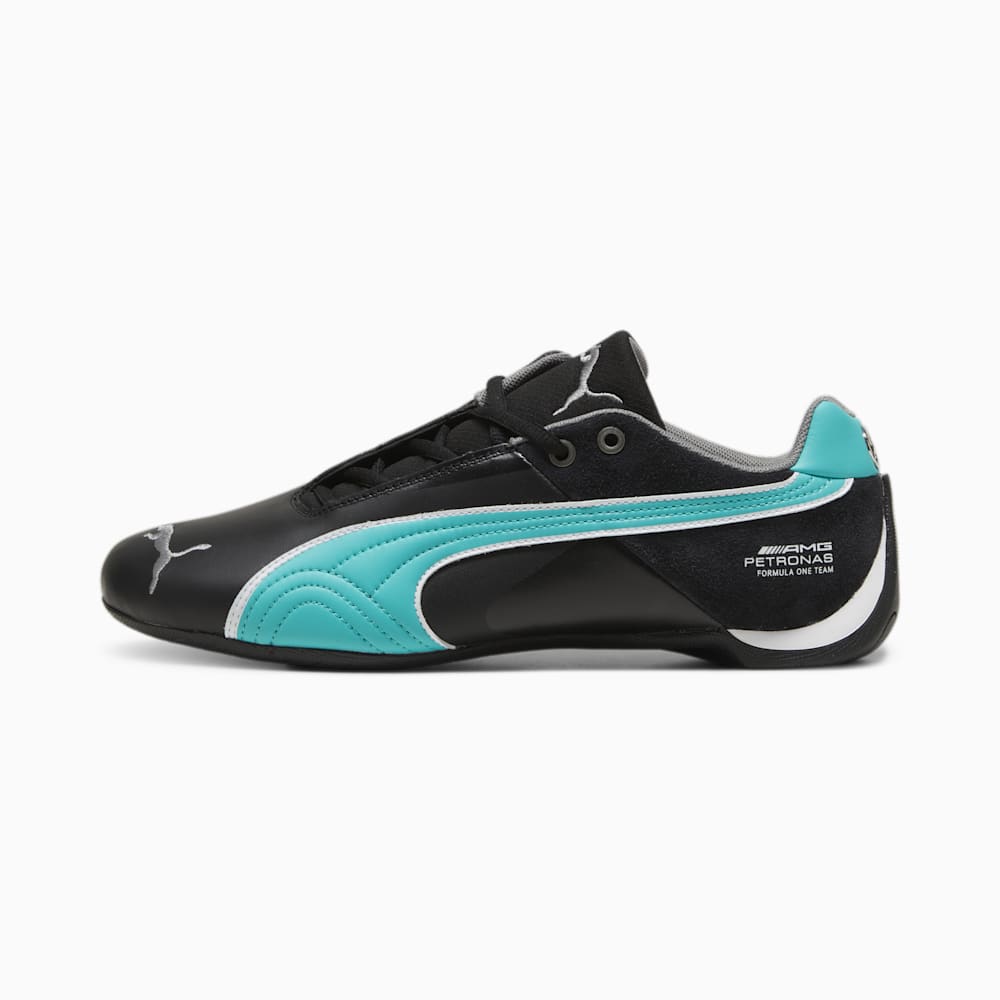 Puma Mercedes AMG-Petronas F1? Future Cat Unisex Shoes - Black-Sheen Green